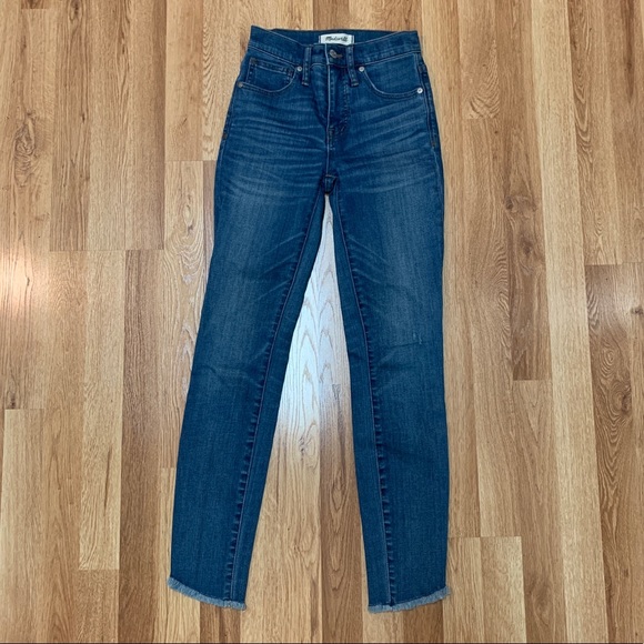 *NWT* Madewell 10” High Rise Skinny Tulip Hem Edition - Picture 5 of 14
